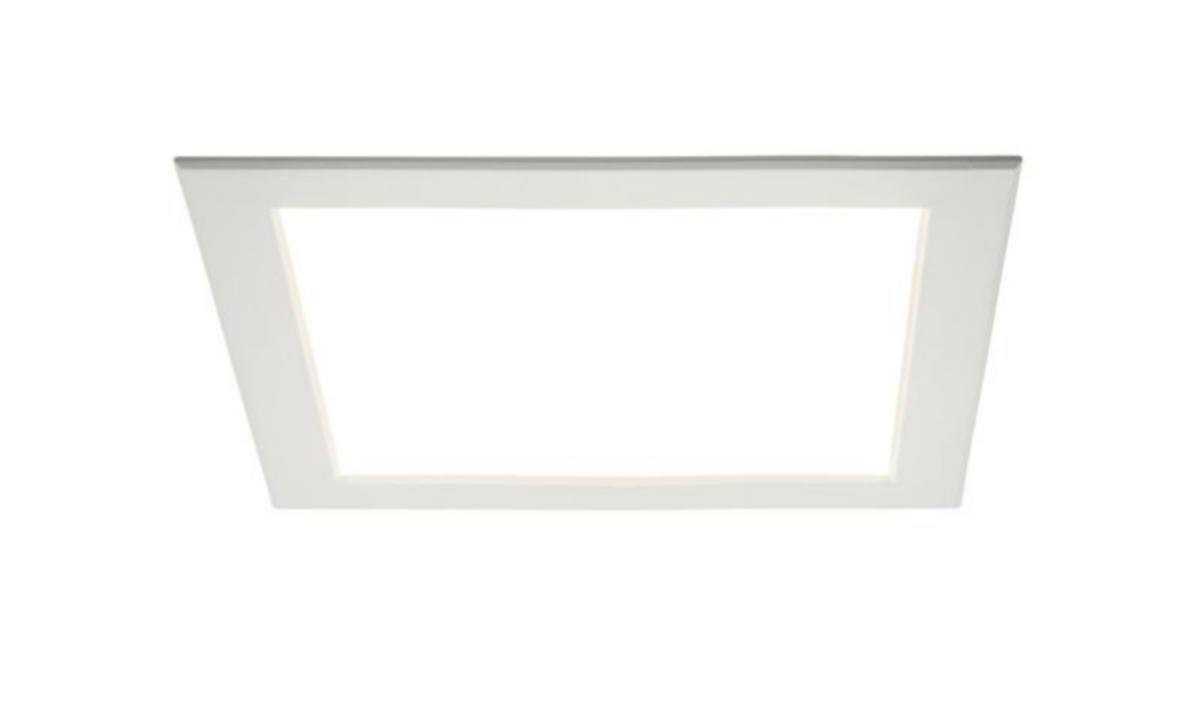 Alasvalo Airam Flat Sq - ALASVALO FLAT SQ 120 IP44 9W/830 DIM PCO WH