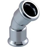 Käyrä 45° Mapress kromattu