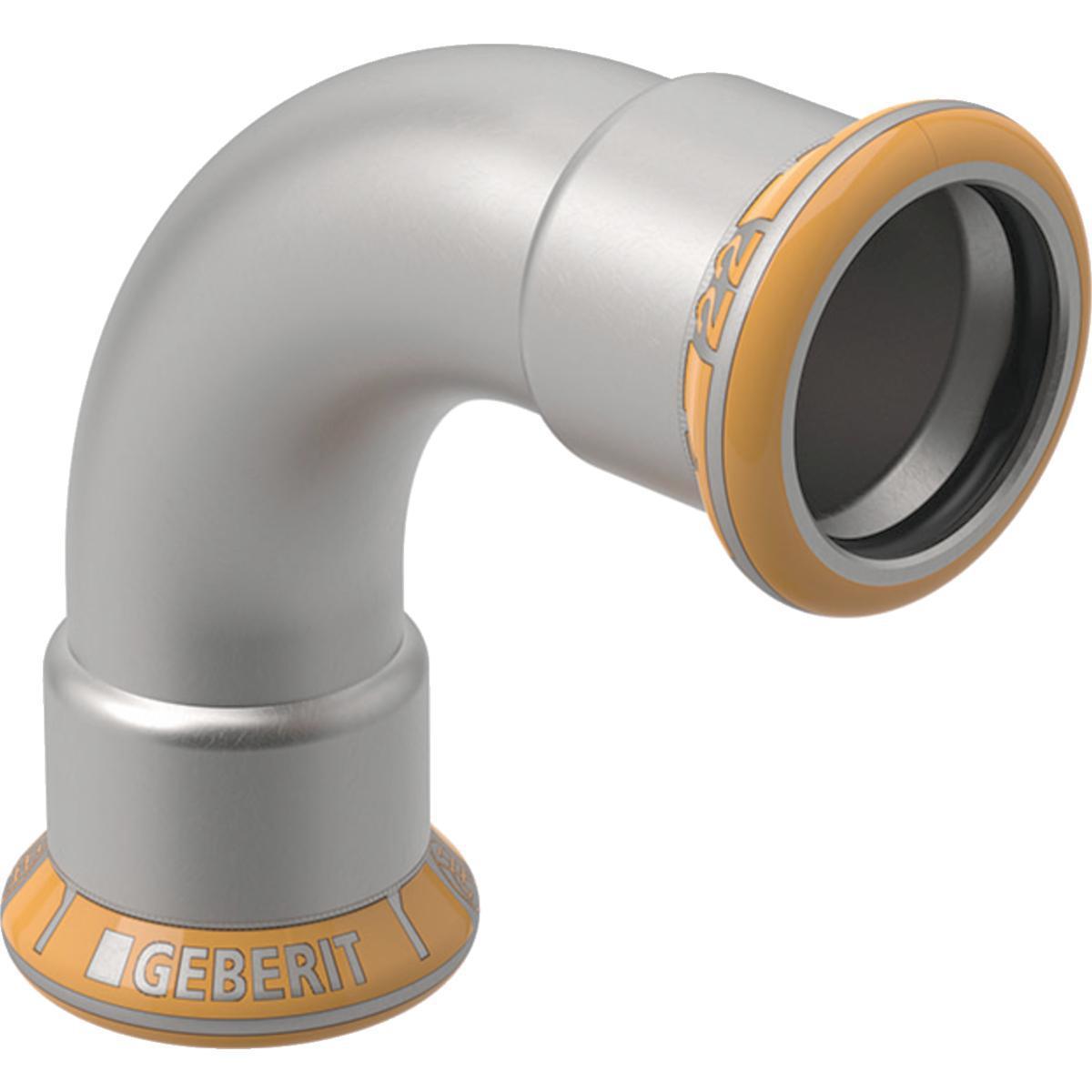 Puristuskäyrä Geberit Mapress Therm 90° RST - PURISTUSKÄYRÄ 90° RST THERM 108MM