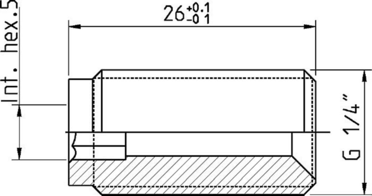 Adapteri Cejn - ADAPTERI R1/4 CEJN 199500015 1000BAR
