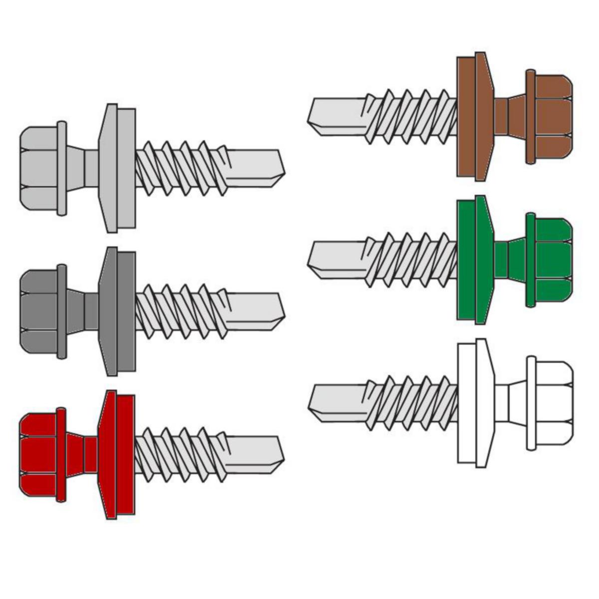 Kateruuvi porakärki 4.8 x 28 - KATERUUVI PORAKÄRJELLÄ 4.8X28MM RR33