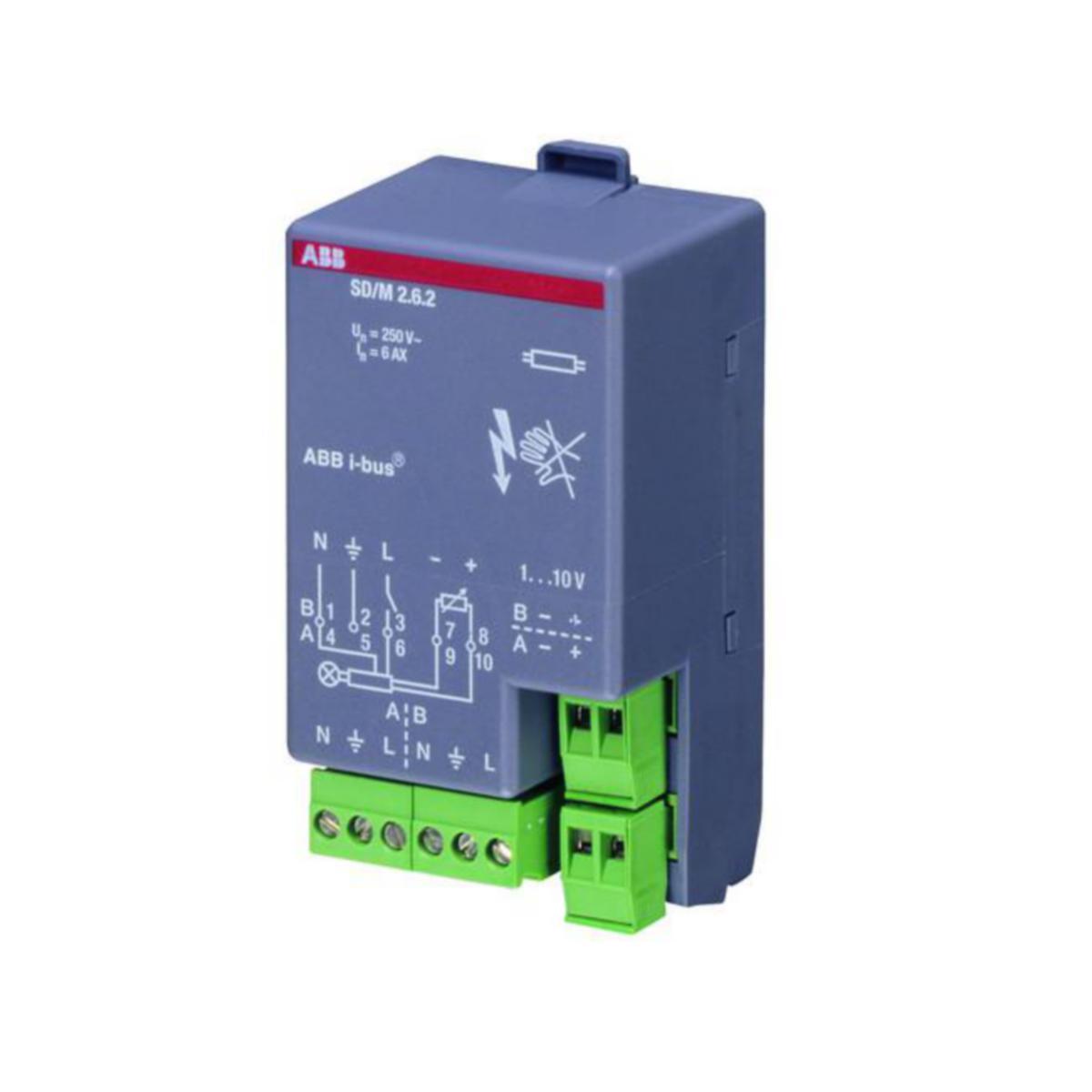 Ohjausyksikkö KNX ABB - OHJAUSYKSIKKÖ KNX ABB 230 VAC, 2 X 6 A, 1 – 10 V