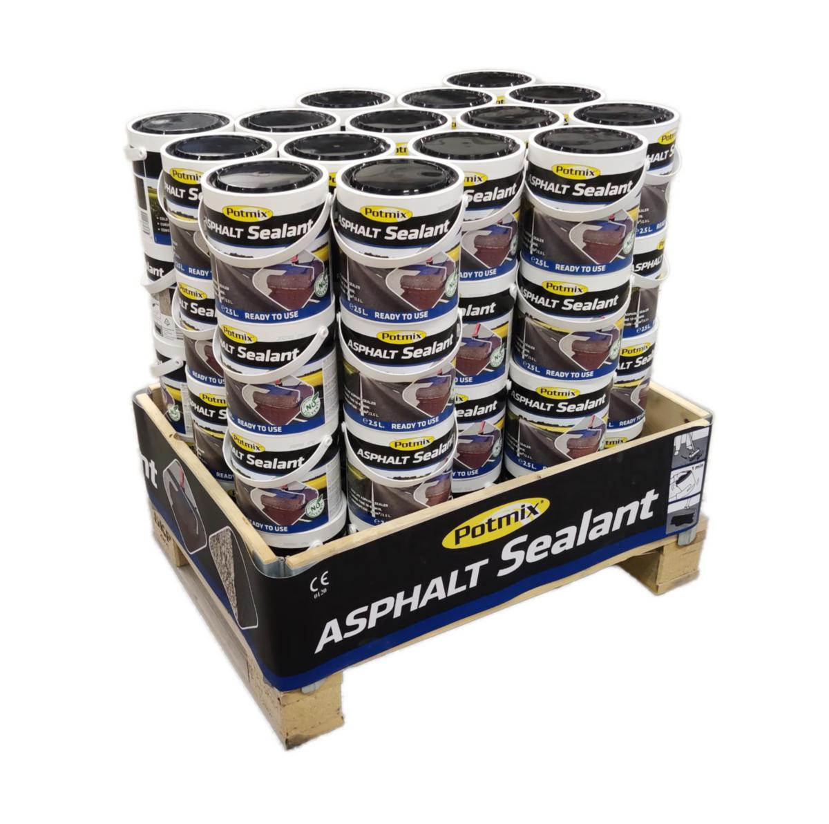 Asfalttipinnoite Potmix Asphalt Sealant - ASFALTTIPINNOITE POTMIX ASPHALT SEALANT 2,5L