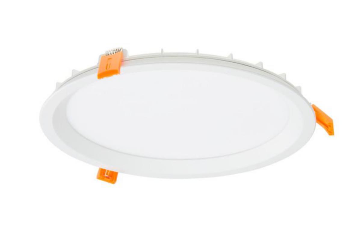 Alasvalo Ensto Velox Deco pyöreä - ALASVALO VELOX ALDD240PU IP44 14W 830/840 VA