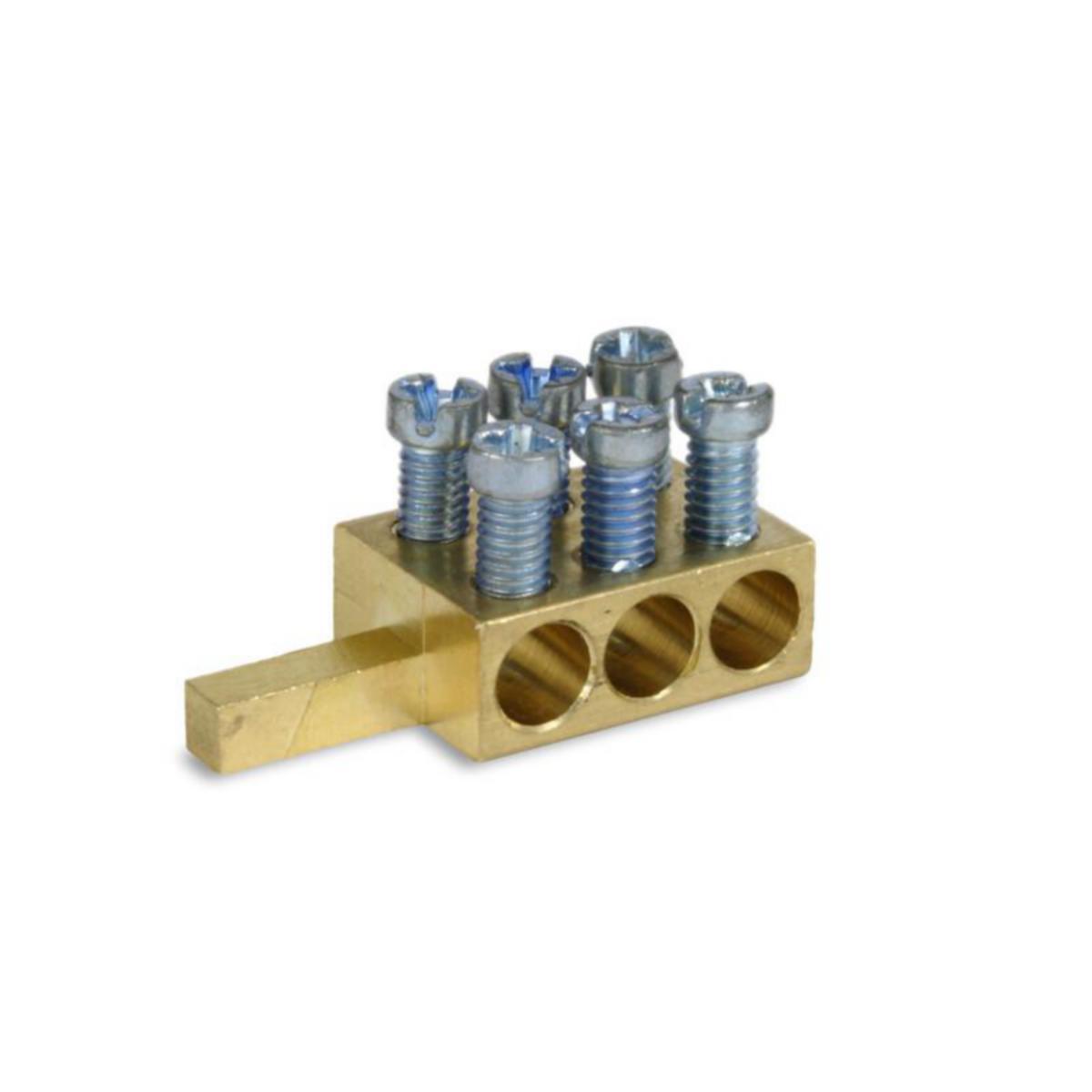 N-liitin vikavirtakytkimelle FTG - N-LIITIN FTG 6X10MM2 ERISTÄMÄTÖN