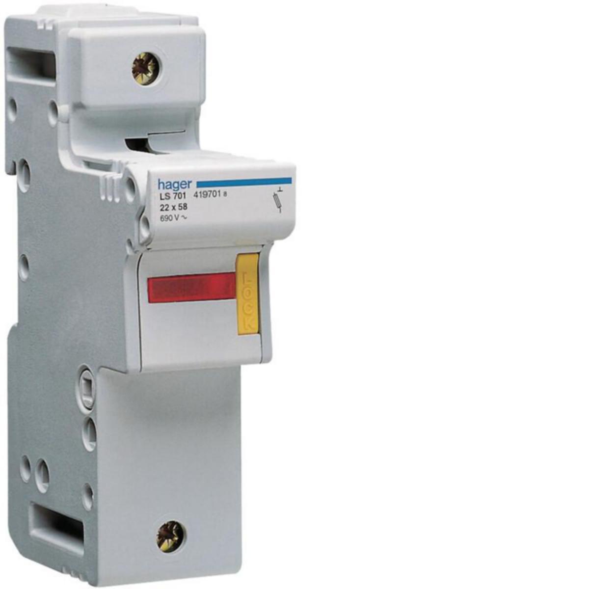 Putkisulakealusta Hager - PUTKISULAKEALUSTA HAGER LS701 1-NAP L58 PUTKISUL.