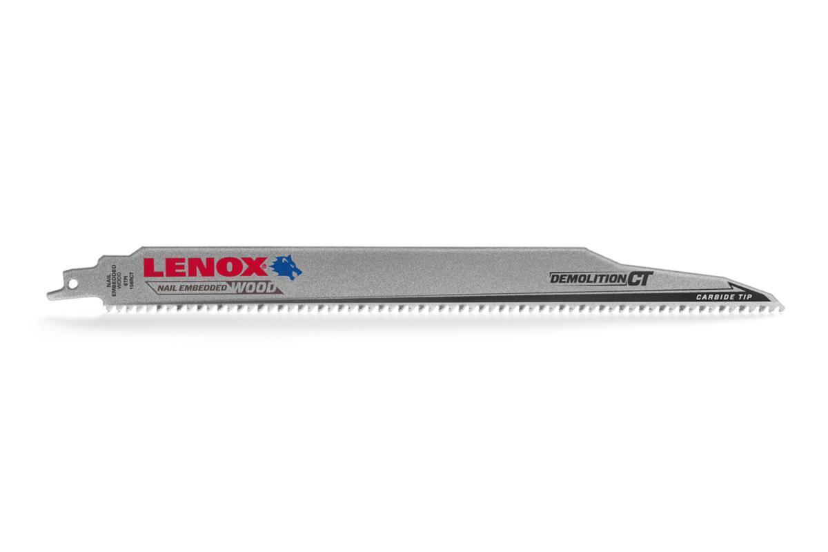 Puukkosahanterä Lenox Demolition CT™ puu - PUUKKOSAHANTERÄ CARBIDE PUU LENOX 305X22X1.3MM 6TPI