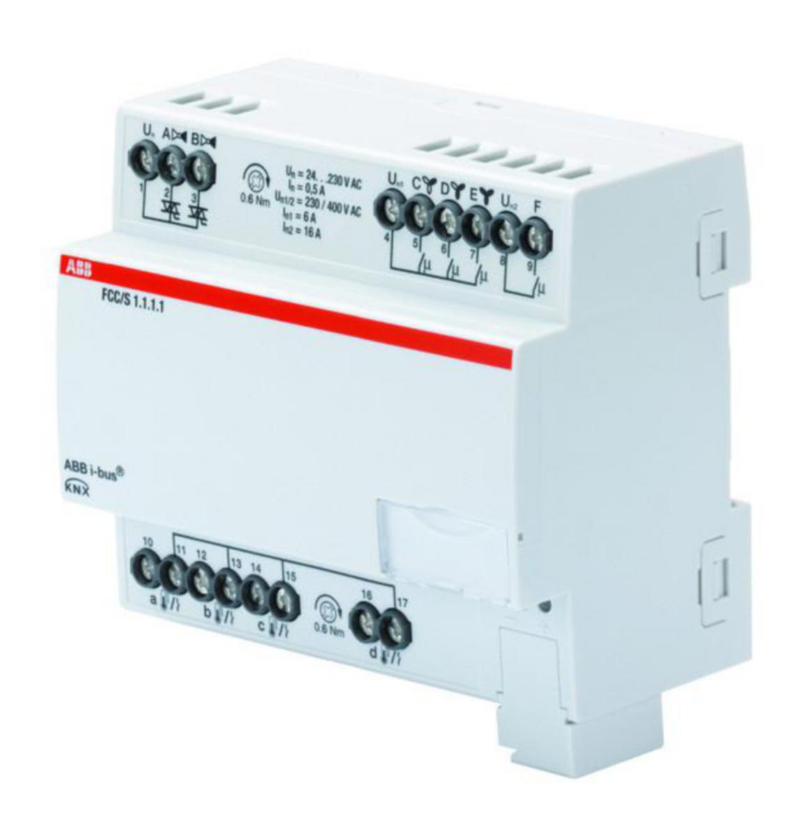 Puhallinkonvektorisäädin KNX ABB FCC/S1.1.1.1 - LÄHTÖYKSIKKÖ LÄMMITIN KNX ABB 3POR. 2X0.5A