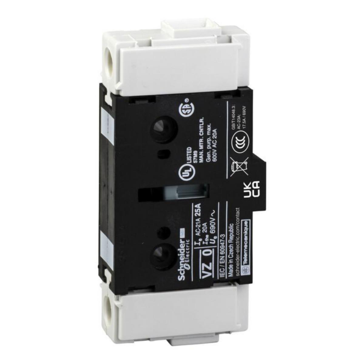 Pääkosketin Schneider Electric TeSys - LISÄNAPA TESYS VZ01 V01 KUORMANKYTKIMELLE