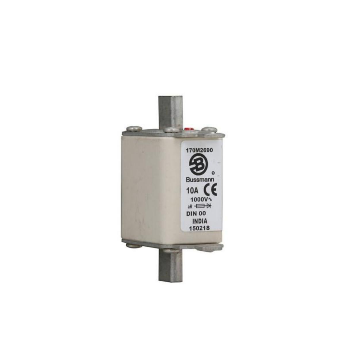Kahvasulake Bussmann erikoisnopea kahva 0 - KAHVASULAKE UR BUSSMANN 170M2690 1000V 10A 00 AR