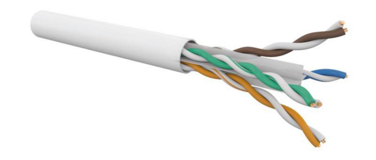 Tietoverkkokaapeli-CAT6 Gigamedia U/UTP DCA - TIETOVERKKOKAAP-CAT6 GIGAMEDIA 1XU/UTP LSOH VA DCA