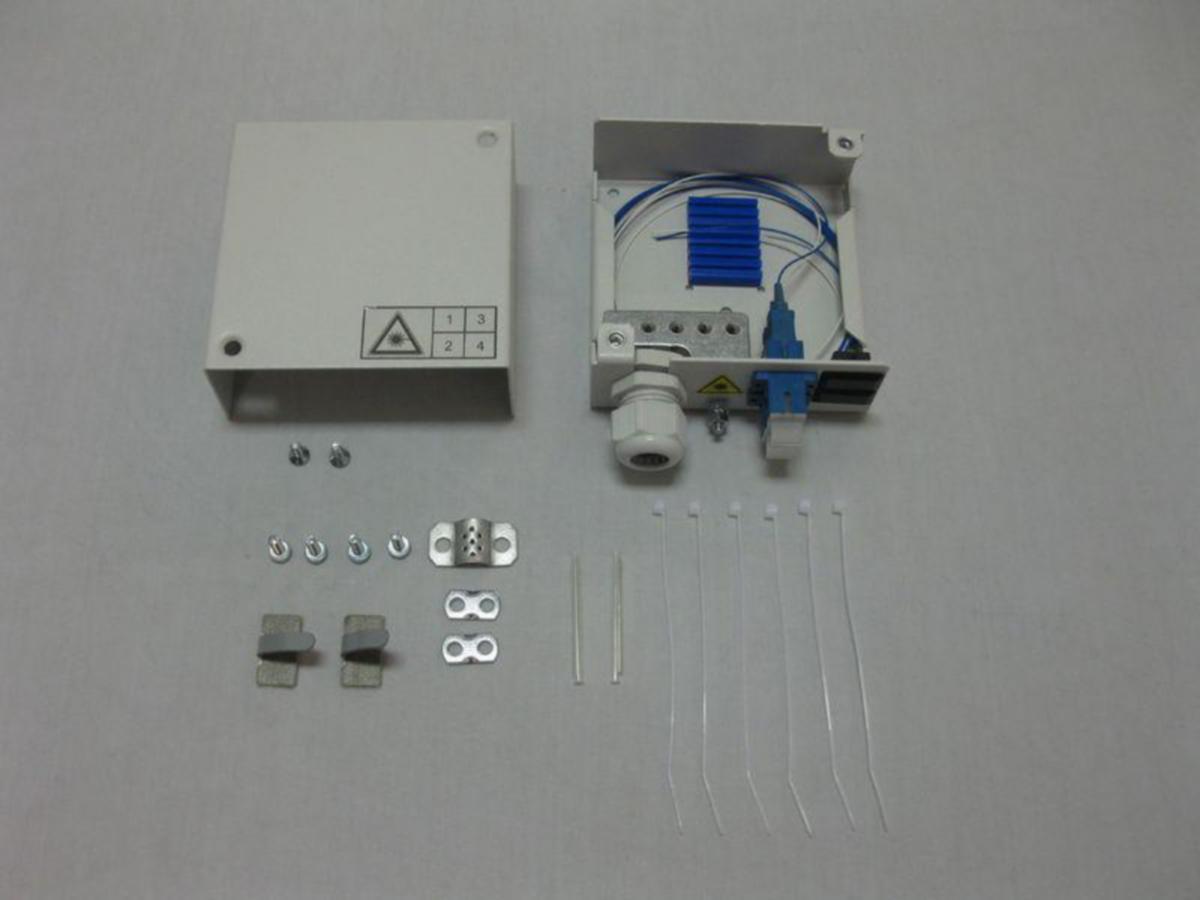 Päätekotelo Nestor NesCon - PÄÄTEKOTELO NESTOR NC-125 SC 2XSMT -HÄNTÄKUITUPKT