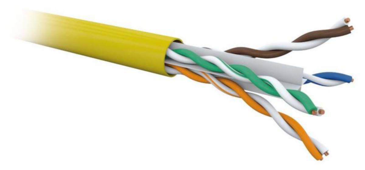 Tietoverkkokaapeli-CAT6 Gigamedia - TIETOVERKKOKAAP-CAT6 GIGAMEDIA 1XU/UTP LSOH-FR KE CCA