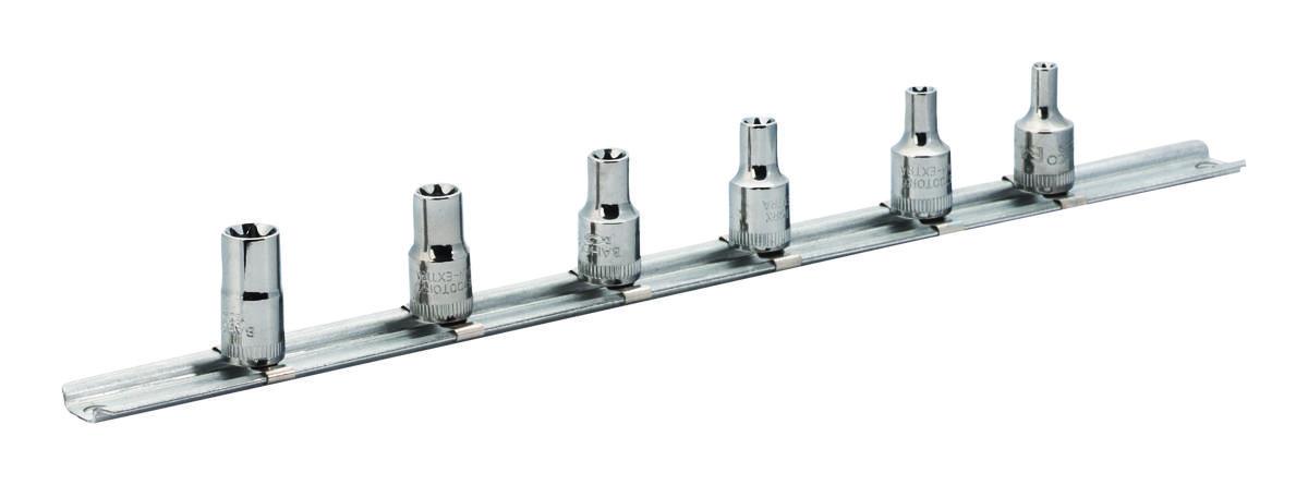Hylsysarja Bahco 6706TE 1/4" kiskossa - HYLSYSARJA KISKOSSA 1/4" BAHCO 6706TE