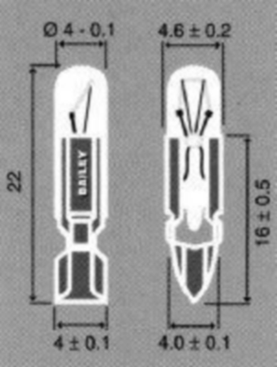 Puhelinlamppu Perel - MERKKILAMPPU PEREL PUHELINLAMPPU T-4.6 36V 20MA