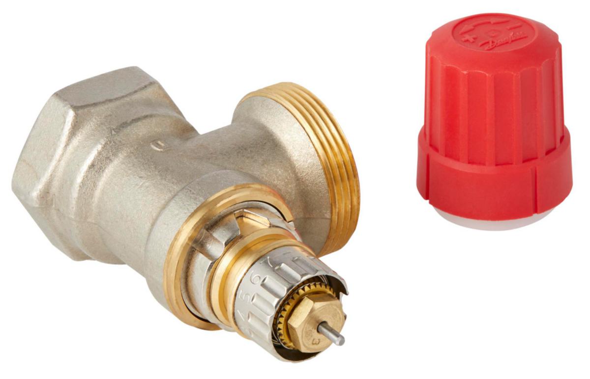 Patteriventtiili Danfoss RA-N kulma ilman liittimiä - PATTERIVENTTIILI KULMA RA-N DN20, KULMA