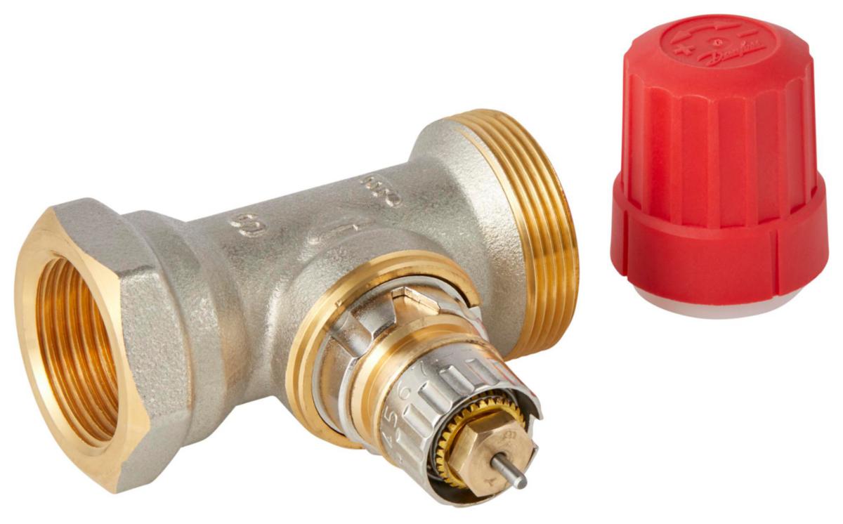 Patteriventtiili Danfoss RA-N suora ilman liittimiä - PATTERIVENTTIILI SUORA RA-N DN20, SUORA