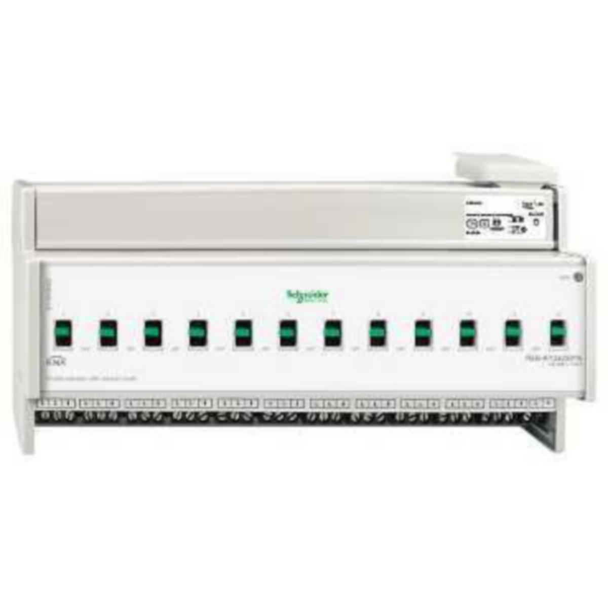 Lähtöyksikkö KNX Schneider Electric SpaceLogic KNX - LÄHTÖYKSIKKÖ SPACELOGIC KNX KYTKIN TOIM.L.K12X230/16A K.O.