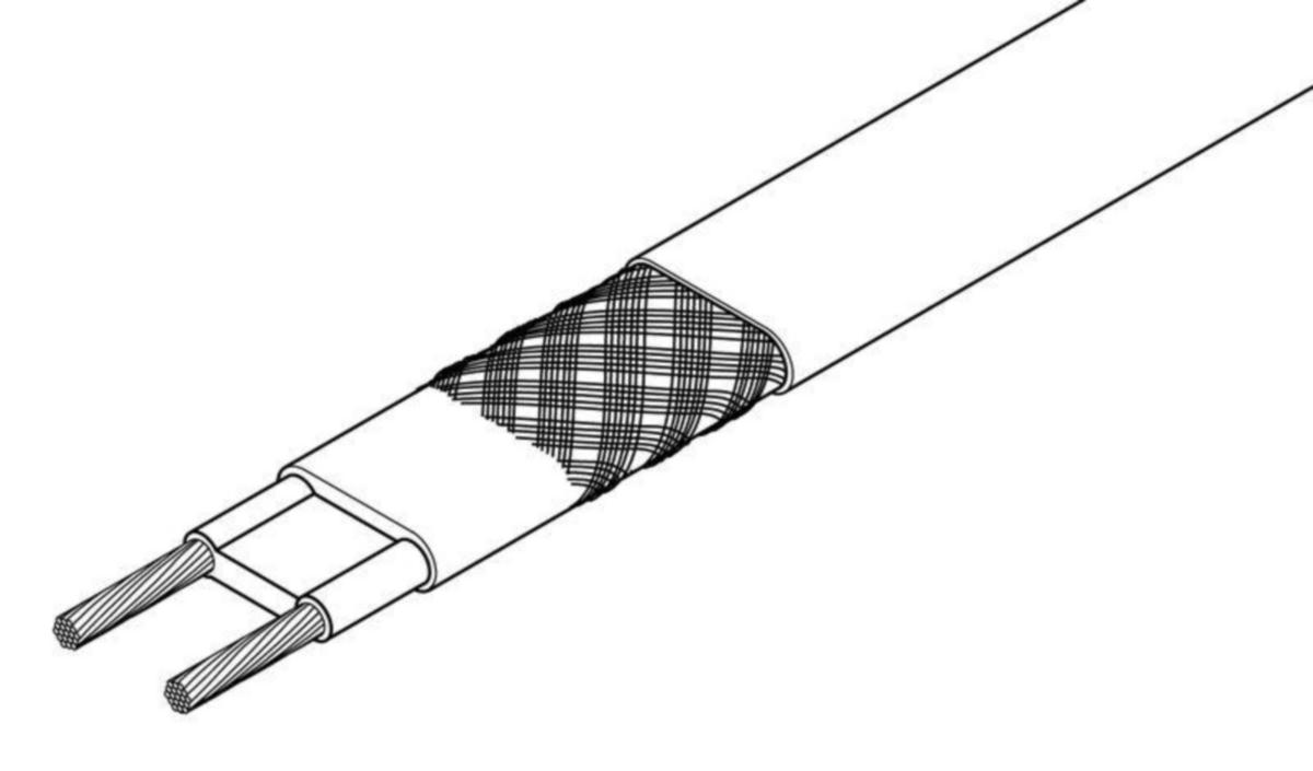 Lämmityskaapeli itsesäätyvä BTV Raychem - LÄMPÖKAAPELI RAYCHEM 3BTV2-CR 9W/m