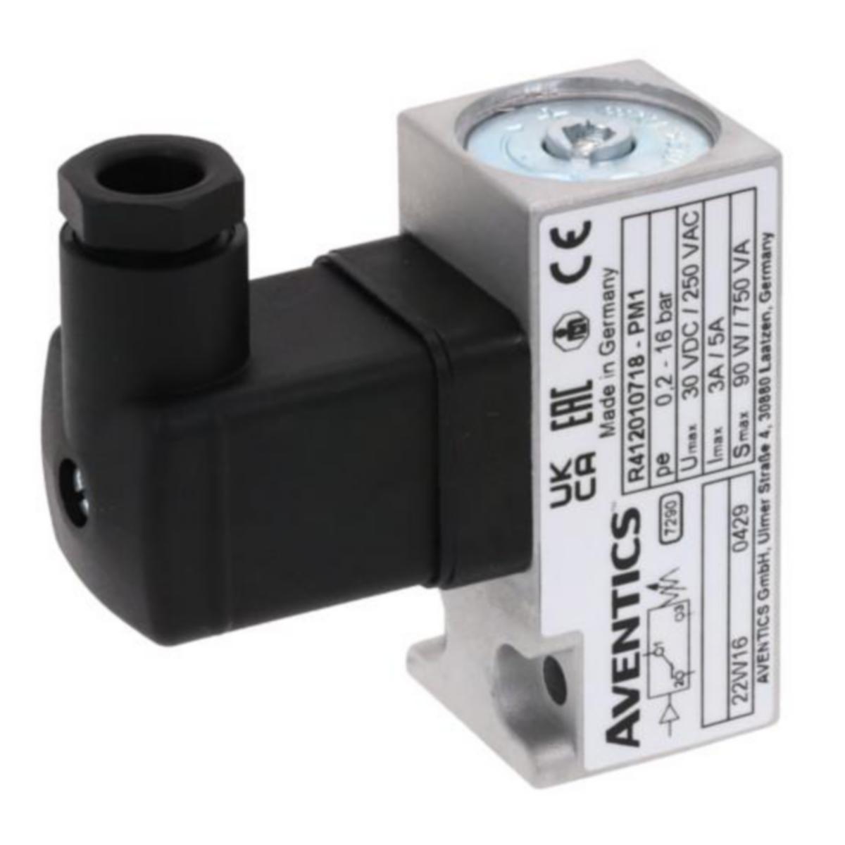 Painekytkin Aventics sarja PM1 - PAINEKYTKIN PISTOKKEELLA PM1M3 AVENTICS R412010713