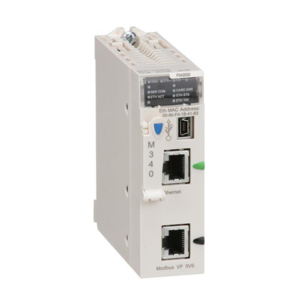 Logiikkamoduuli Schneider Electric Modicon - LOGIIKKAMODUULI MODICON CPU, M340-20 ETHERNET