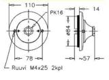RIPUSTUSKANSI SELCAST 2.5mm2 400V UPPOAS IP34