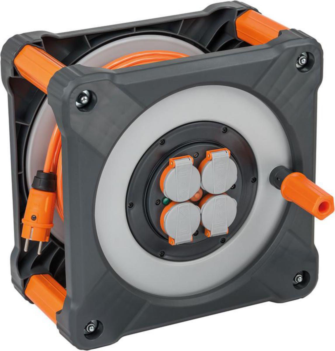 Jatkojohtokela Brennenstuhl neliö PUR-kaapelilla ProfessionalLINE - JATKOJOHTOKELA PROFESS LINE 4-OS 50m H07BQ-F 3G1.5 IP44