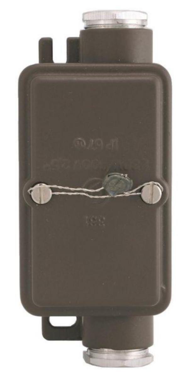Vaihtorasia Selcast 2.5mm² 400V IP67 sinetöitävä - VAIHTORASIA SELCAST 2.5mm2 400V 2xPK16 RU SIN IP67