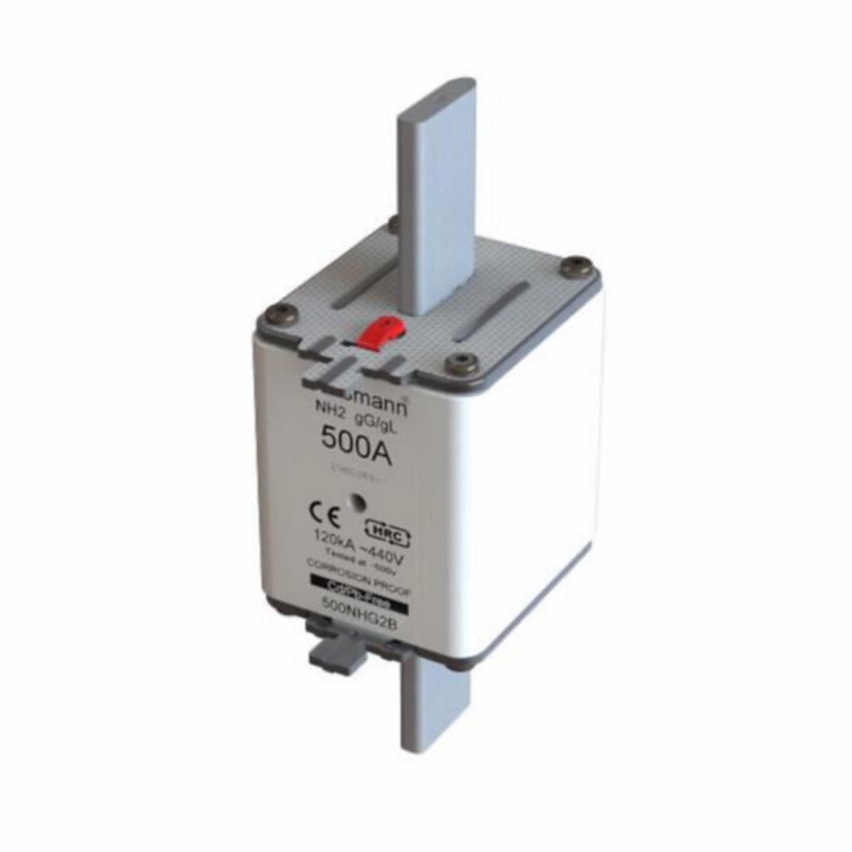 Kahvasulake Bussmann 440VAC - KAHVASULAKE BUSSMANN 500NHG2B 440VAC GG-GL 500A 2