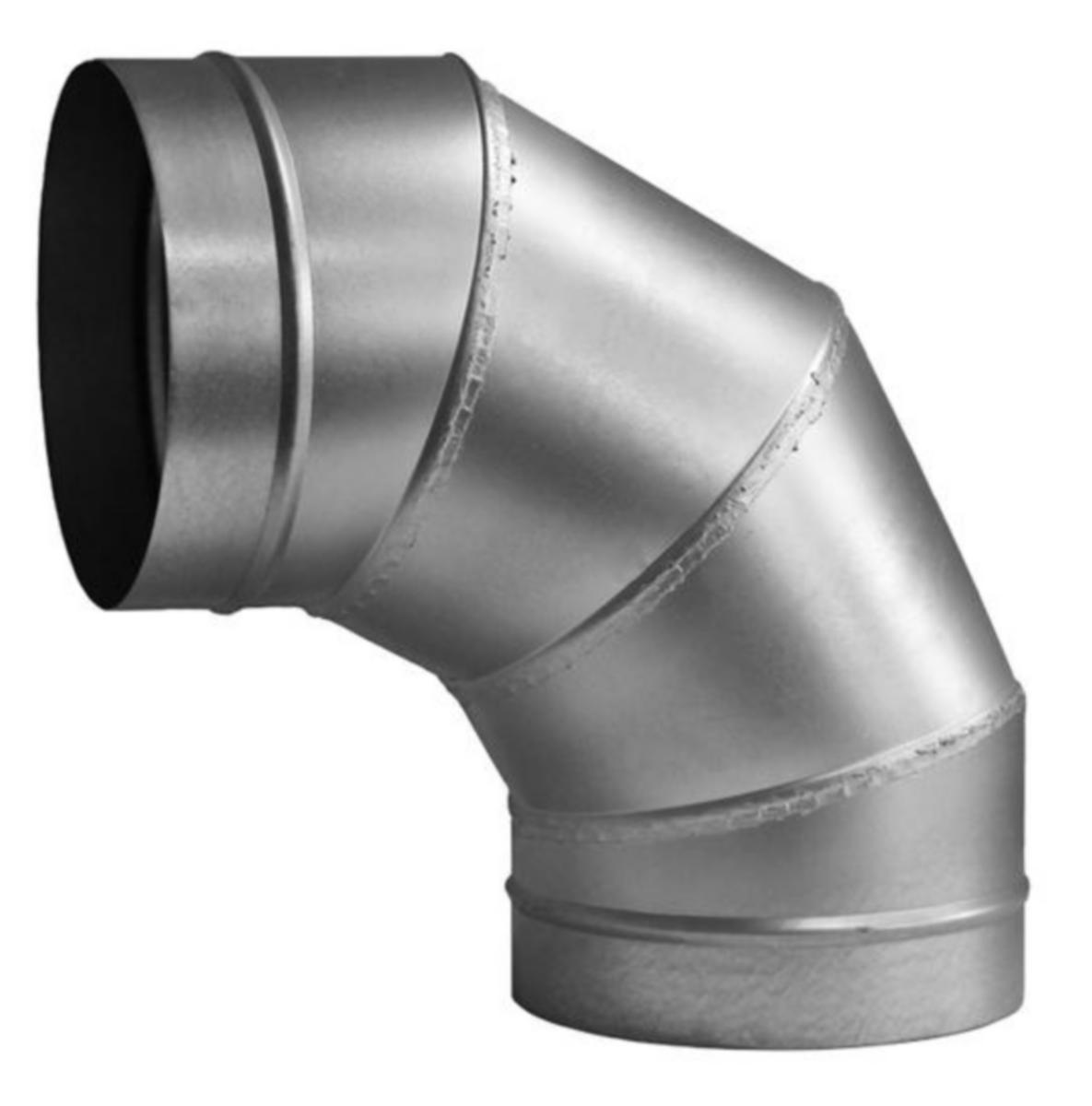 Käyrä 90° Lindab BFU 1,2mm ZN - KÄYRÄ 90 AST. ZN 1.2 D160X1.2(LOHKO)