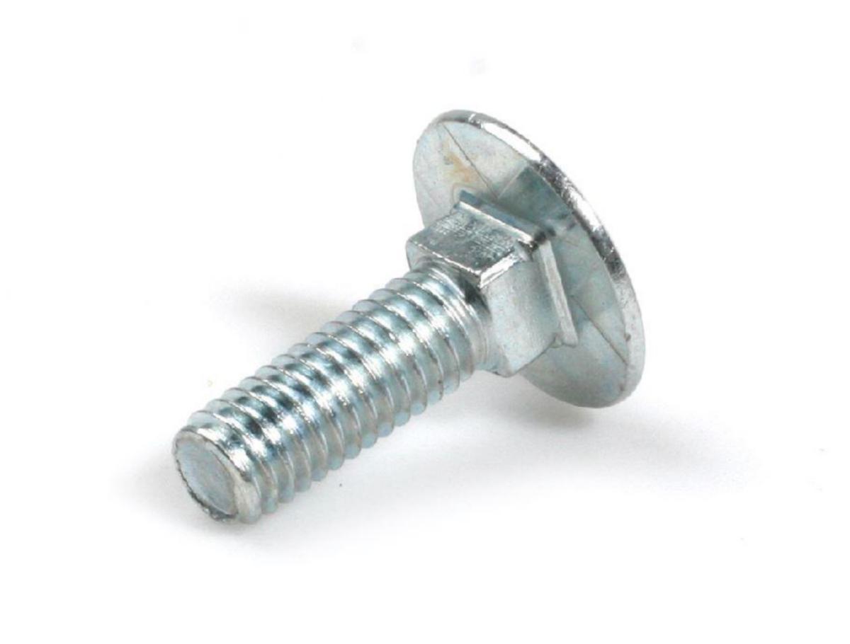 Lukkoruuvi DIN 603 4.6 ZN - LUKKORUUVI SINKITTY 8X80 DIN 603 4.6