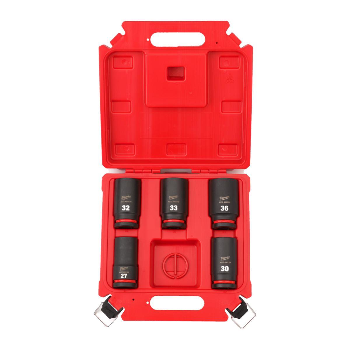 Hylsysarja Milwaukee 3/4" - HYLSYSARJA MILWAUKEE 3/4" SYVÄ B&T 5KPL