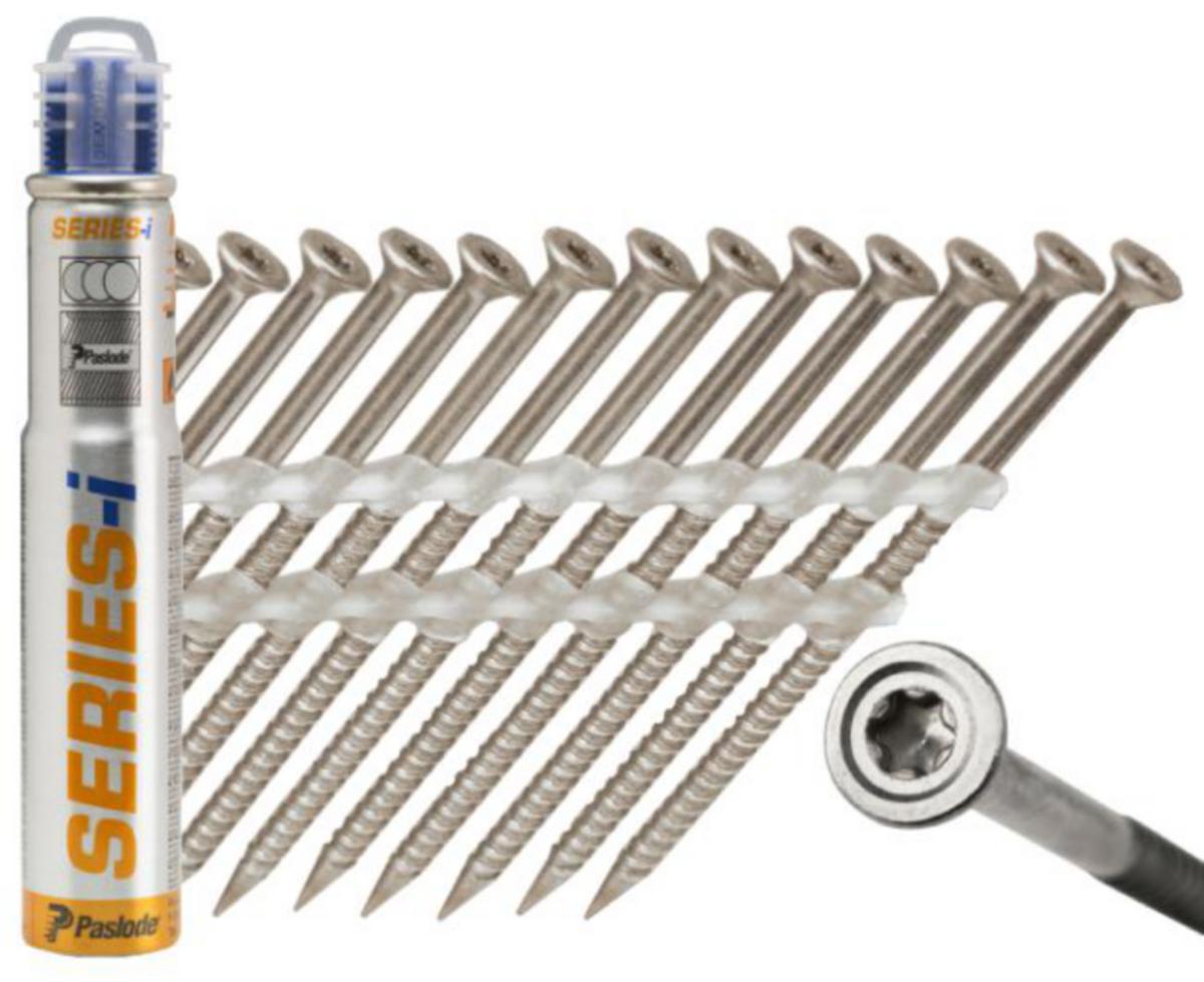 Ruuvinaula Paslode IM90Ci/IM100Ci - RUUVINAULA A2 IM90/IM100 75X2,8 TX15 1250KPL+1KAASU