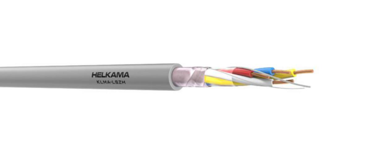 Merkinantokaapeli-HF Helkama KLMA-LSZH Dca - MERKINANTOKAAPELI-HF HELKAMA KLMA-LSZH 4X0,8+0,8 DCA LTK150