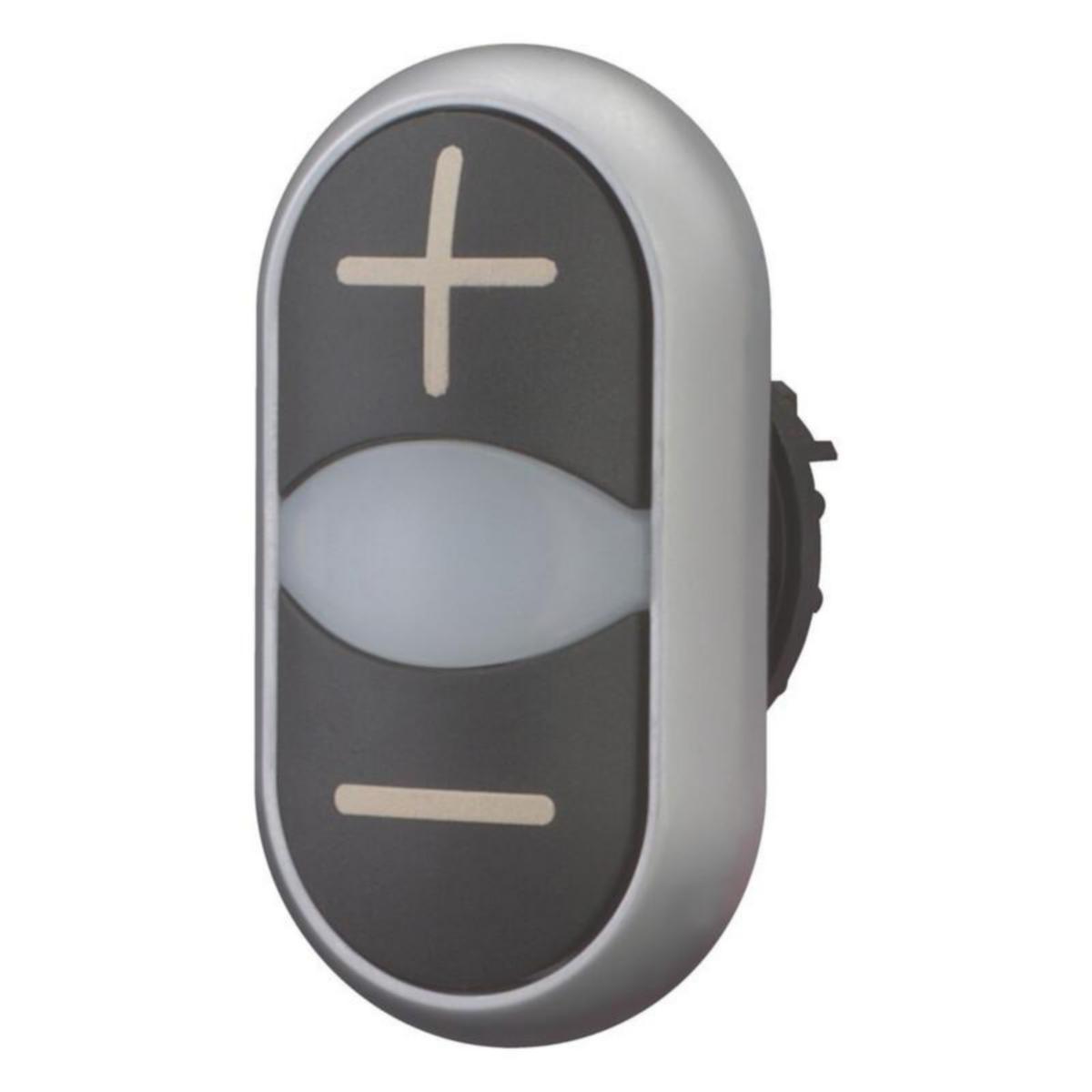 Kaksoispainike Eaton RMQ-Titan - KAKSOISAPAINIKE RMQ-TITAN M22-DDL-S-X7/X7 YLÖS/ALA MU/MU