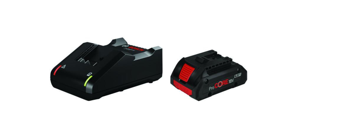 Aloituspakkaus Bosch 1 X PROCORE18V 4.0AH + GAL 18V-40 - ALOITUSPAKKAUS BOSCH 18V 1X4AH PROCORE
