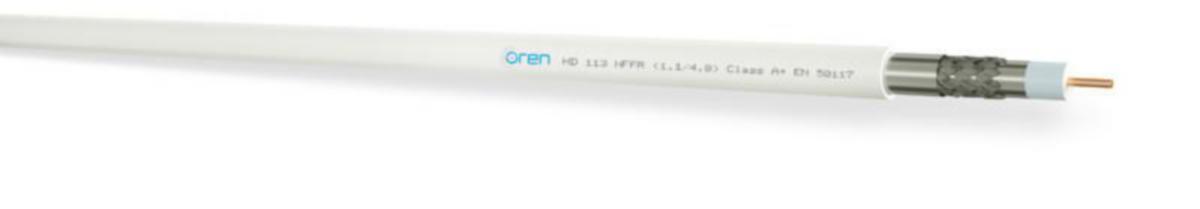 Antennikaapeli-HF Laatuantenni Ören Kablo RG6 Cca A+ HD113 - ANTENNIKAAPELI-HF LA RG6 VALK. 6.8MM A+ CCA K250