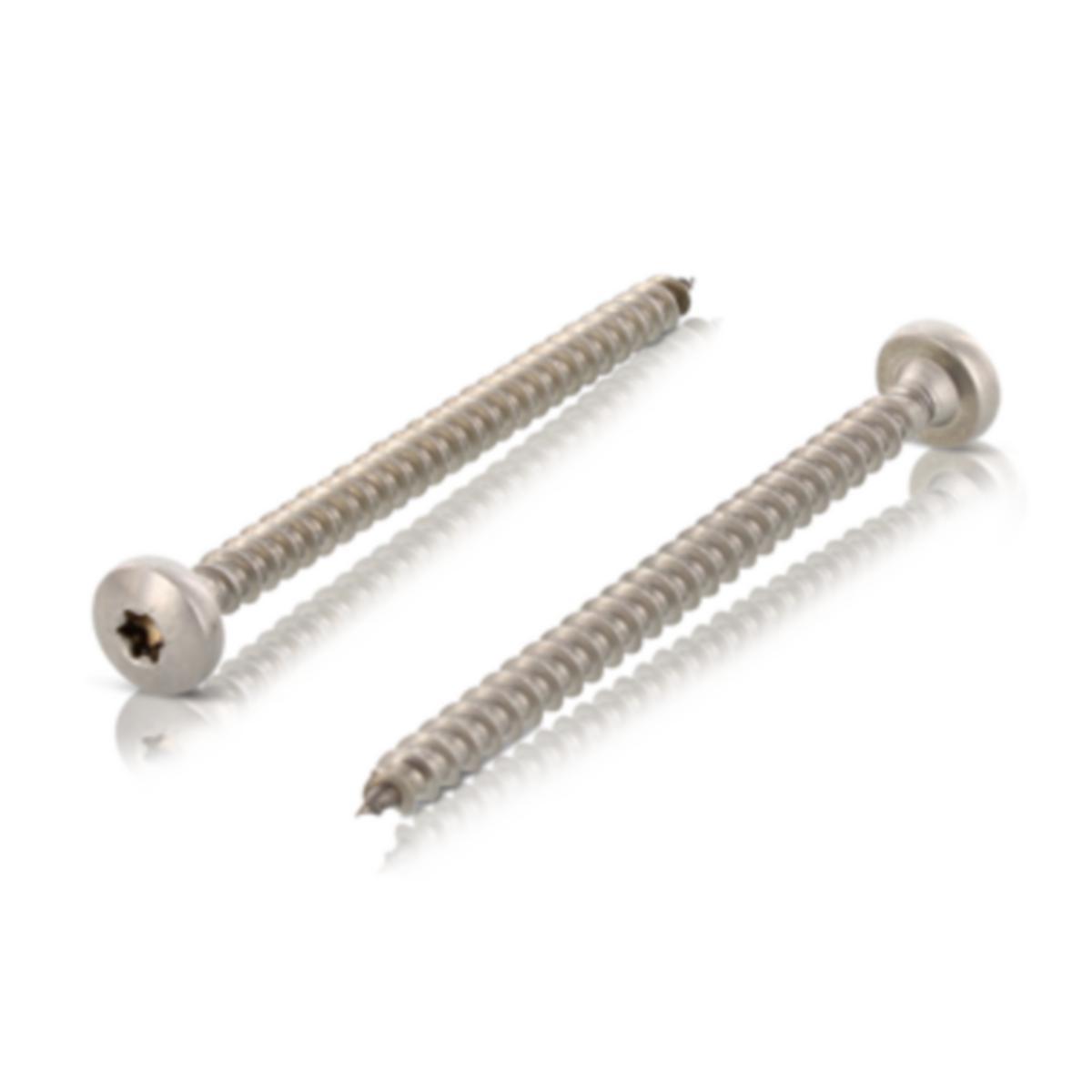 Yleisruuvi kupukanta A2 RST TX osakierre - YLEISRUUVI KUPU OSAK.RST A2 TX25 5X50 200KPL