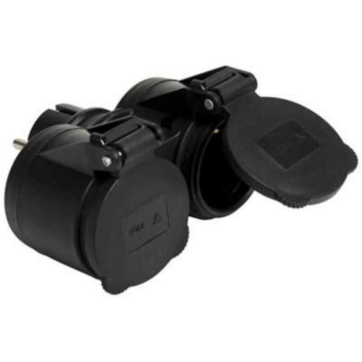 Haaroitinpistoke 2-osainen - HAAROITIN A-COLLECTION 2-OS HAAROITUSPISTOKE 16A IP44