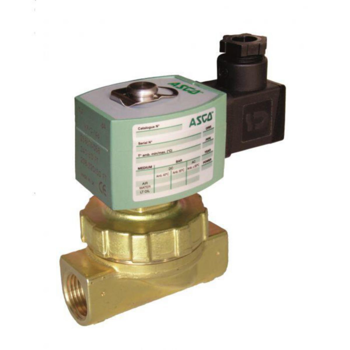 Magneettiventtiili ASCO 220 NC höyry - MAGNEETTIVENTTIILI NC ASCO E220K409S1T00H8-3/4 230V HÖYRY