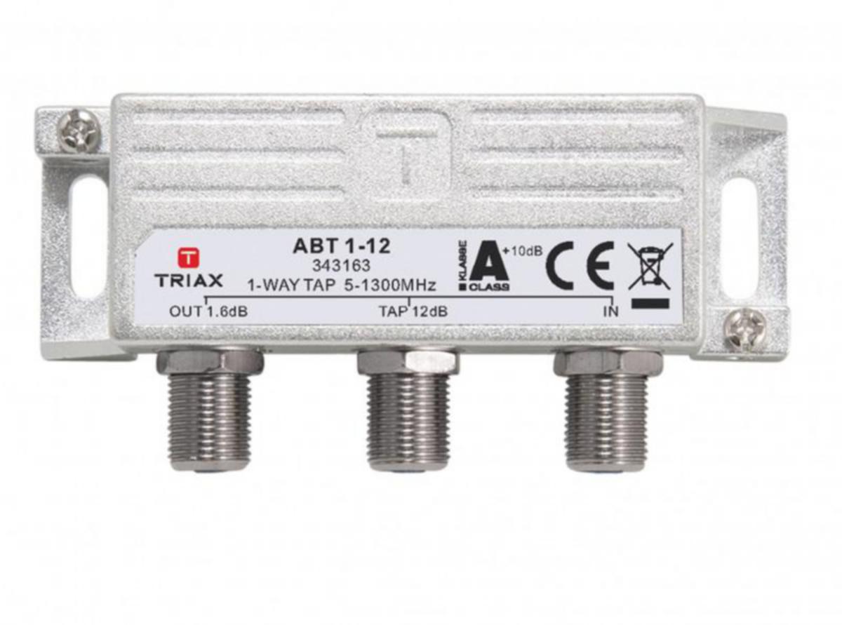 Haaroittimet 5-1300MHz läpimenolla Triax - HAAROITIN TRIAX ABT 1-12 5-1300MHZ