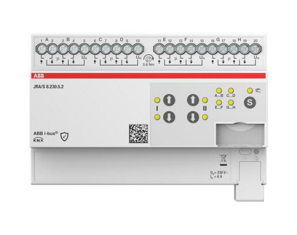 Lähtöyksikkö verho KNX ABB - LÄHTÖYKSIKKÖ VERHO KNX ABB VERHOLÄHTÖ 8X6A 230VAC T