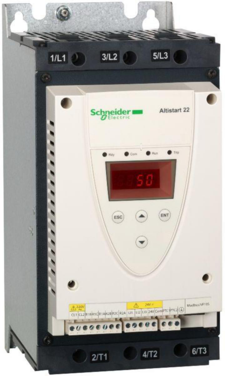 Pehmokäynnistin Schneider Electric Altistart 22 - PEHMOKÄYNNISTIN ALTISTART 22 ATS22 88A <600V 220V OHJ.