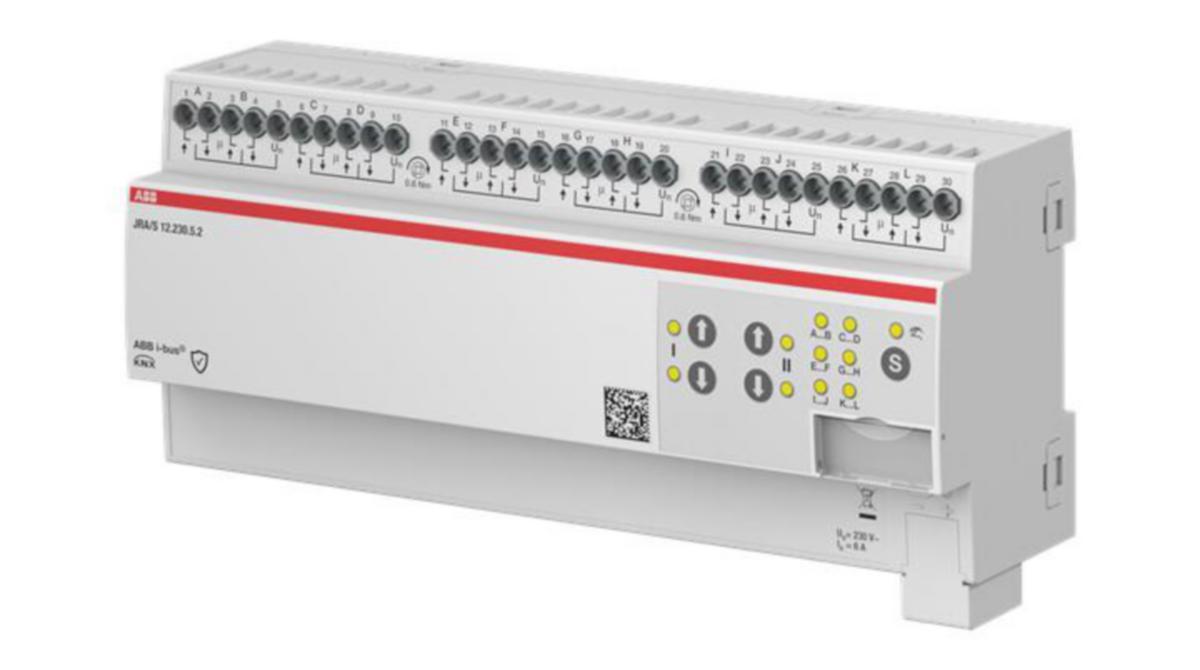 Lähtöyksikkö verho KNX ABB - LÄHTÖYKSIKKÖ VERHO KNX ABB VERHOLÄHTÖ 12X6A 230VAC T
