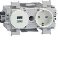 Kanavapistorasia Hager Ecoline PR+USB