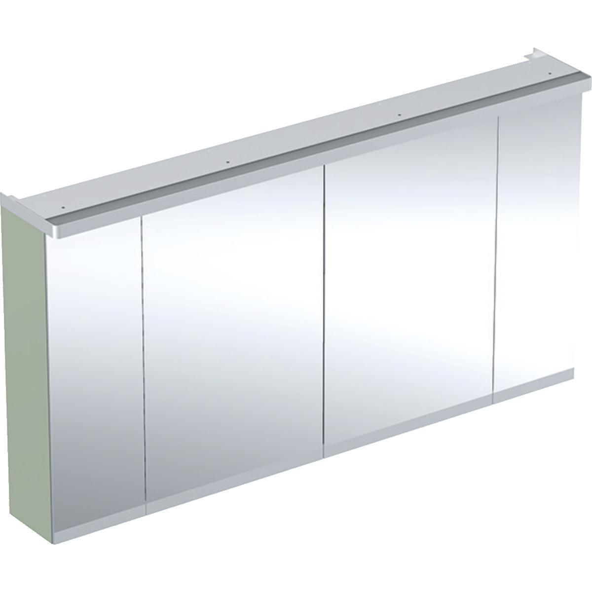 Peilikaappi IDO Glow valolla, neljällä ovella 1200 mm - PEILIKAAPPI GLOW 96503-91-501 1200 NCS