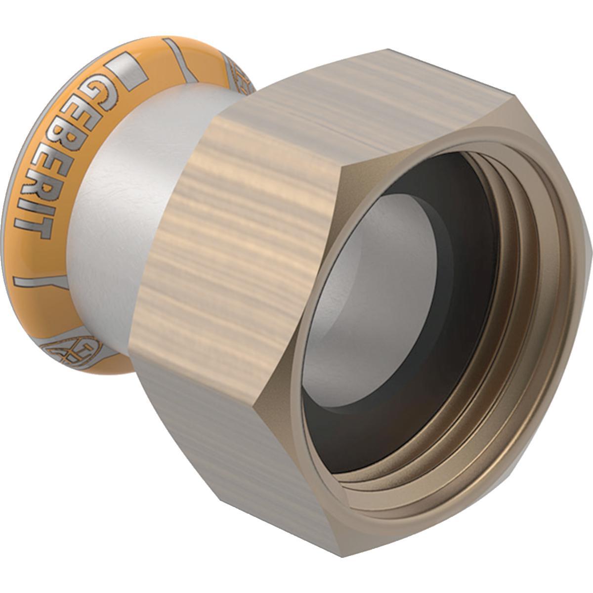 Puristusliitin Geberit Mapress Therm RST irtomutterilla - PURISTUSLIITIN IRTOMUTT. RST THERM 22MM-1 1/4" SK