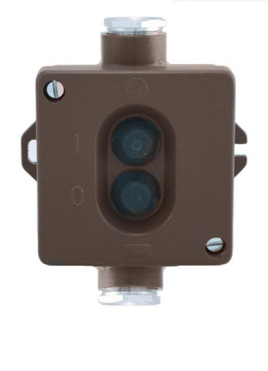 Kytkin 16A 250V vesitiivis IP67 Selcast - KYTKIN SELCAST VAIHTO 2xPK16 16A 250V IP67