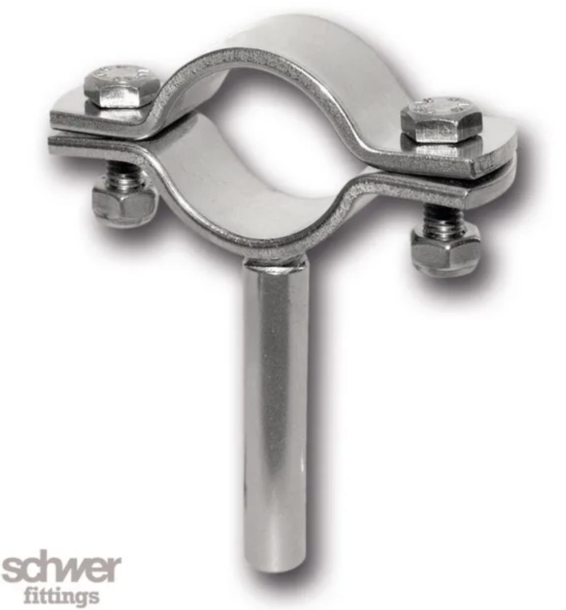 Putkikannake varrella RST - PUTKIKANNAKE VARRELLA DS60-2PI 59-61X12 Z=93 M6 SK 1.4301