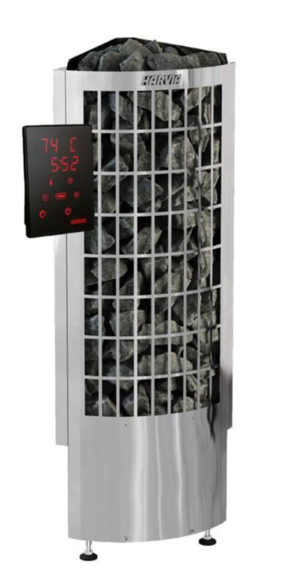 Lattiakiuas Harvia Cilindro Corner - LATTIAKIUAS HARVIA CILINDRO CORNER PCC90XE 9,0 KW